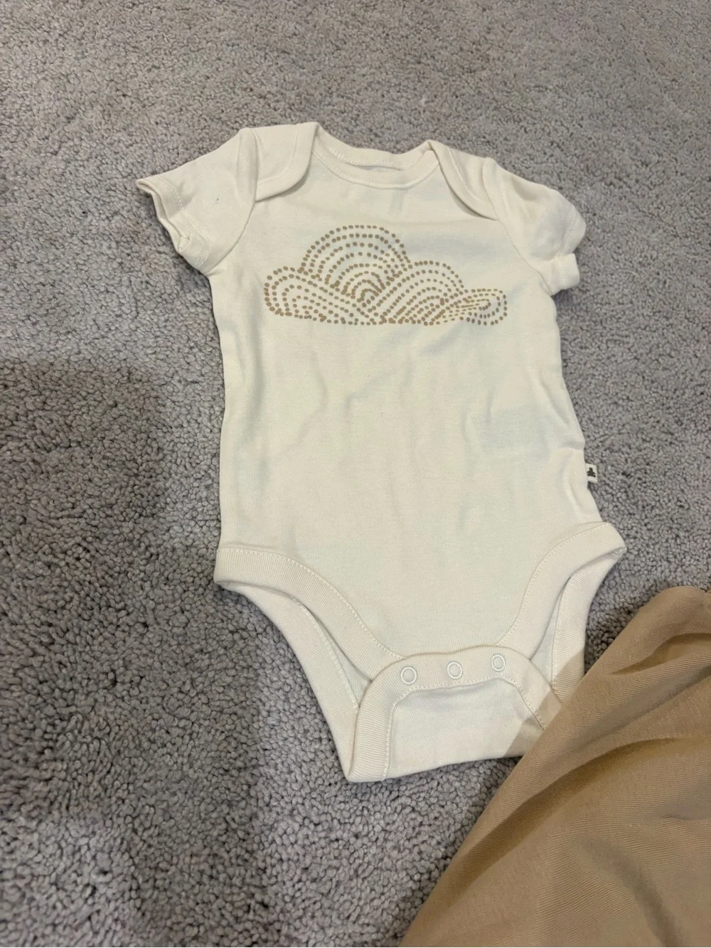 GAP Neutral Tones Baby One-Piece 3-Pack - Cream, Tan, Off-White